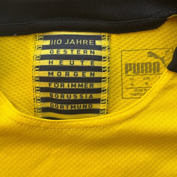 BORUSSIA DORTMUND PUMA DRY CELL ZAGADOU JERSEY SIZE M - Picture 3 of 5